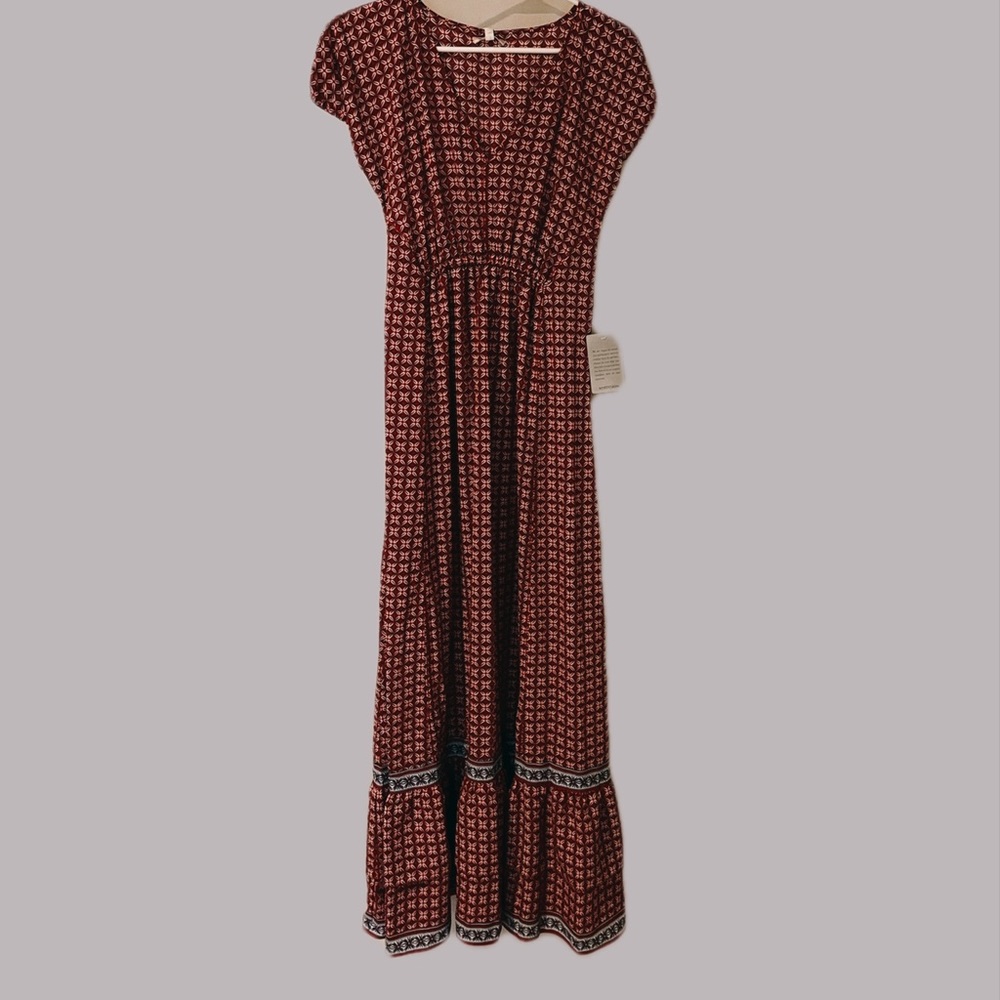 ✨nwt✨ Max Studio - Maxi Print Dress - Sz Small - Picture 3 of 13